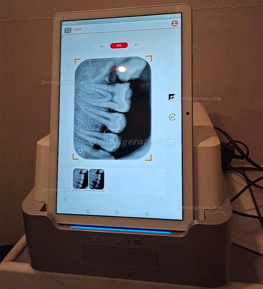 TYRIS TR310 speicherfolienscanner zahnarzt mit Pad und speicherfolie zahnfilm